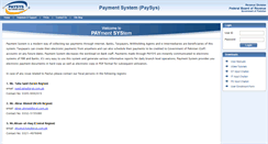 Desktop Screenshot of paysys.fbr.gov.pk